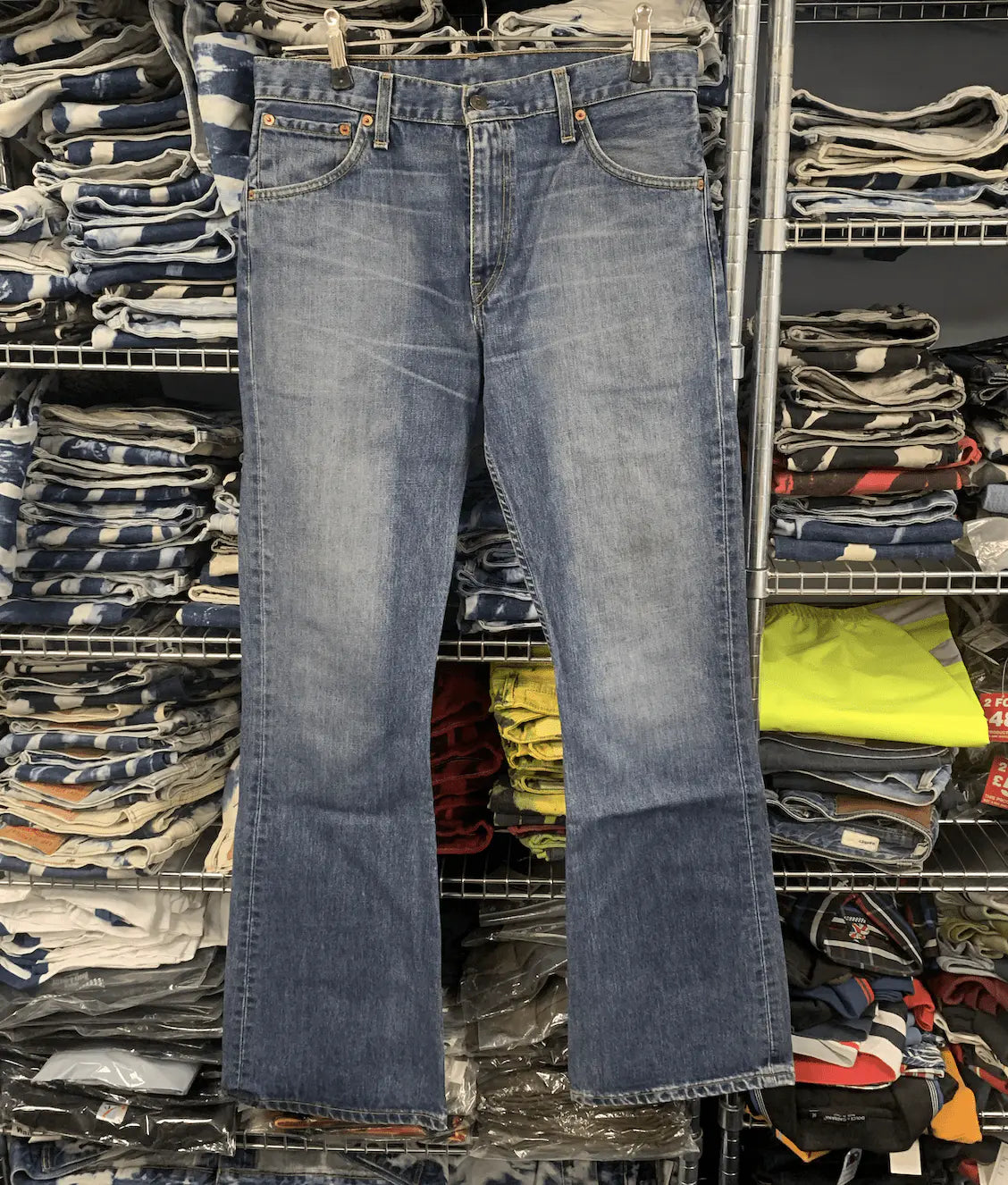LEVI'S 516 BLEU JEAN 33″ TAILLE BOOTCUT