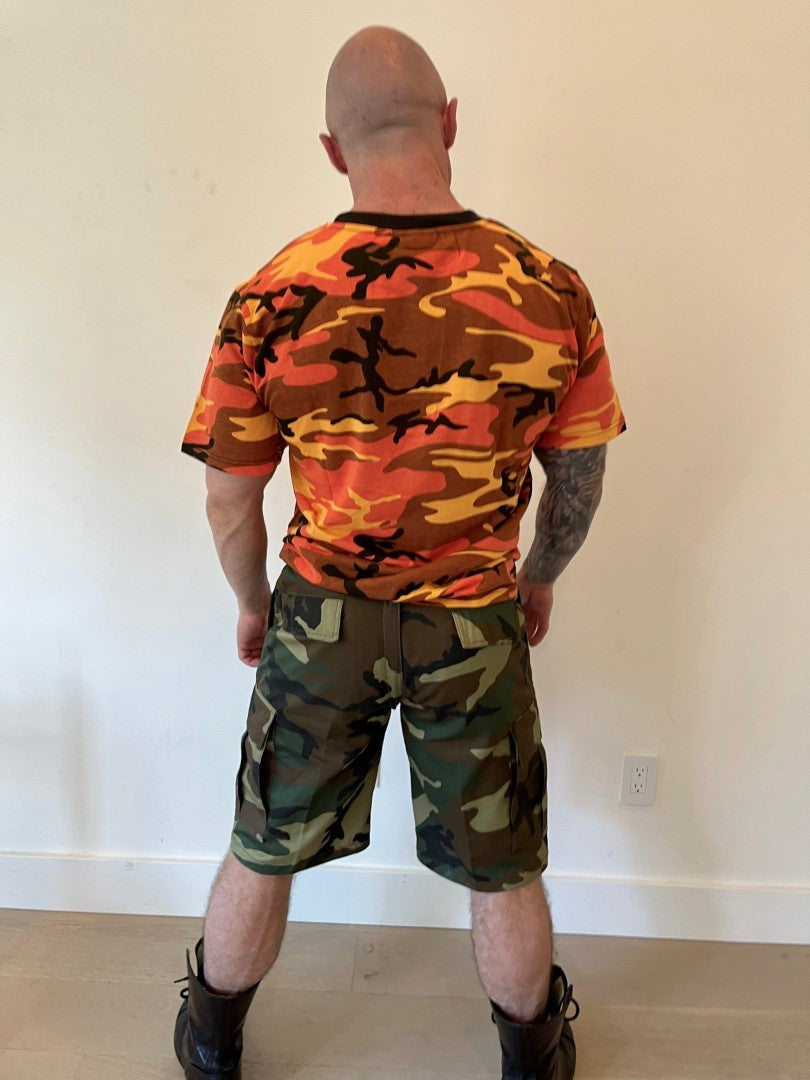 Camouflage t-shirt - Orange