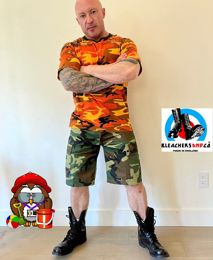 Camouflage t-shirt - Orange