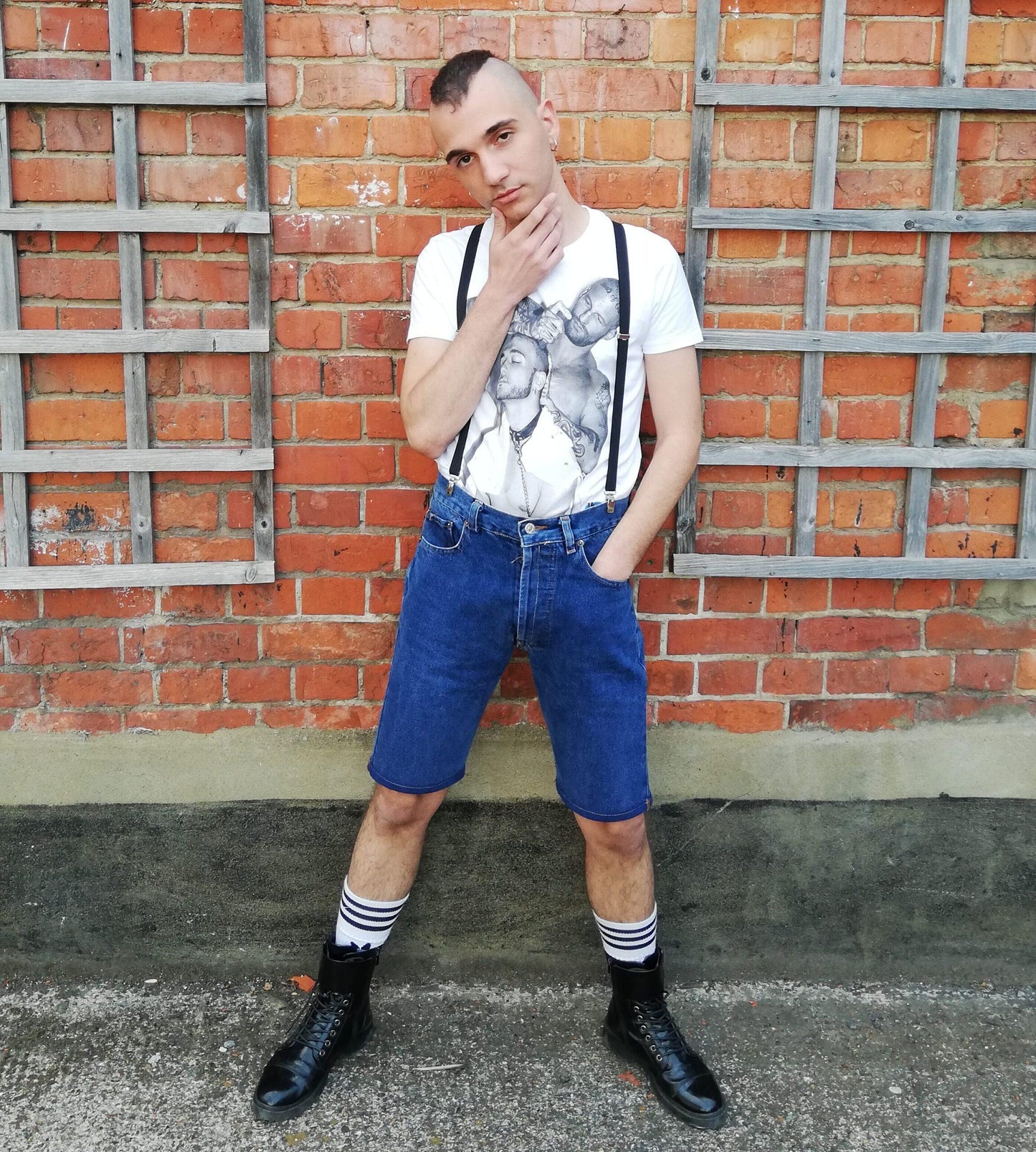 Gerade geschnittene Shorts blau von Levi's mit Reißverschlüssen