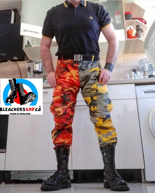 Zip-off army combats Orange & Yellow