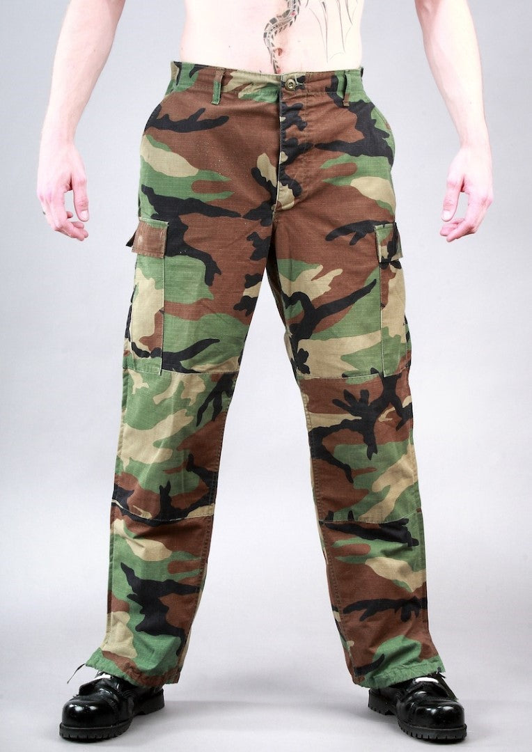 Zip-off army combats Woodland camo