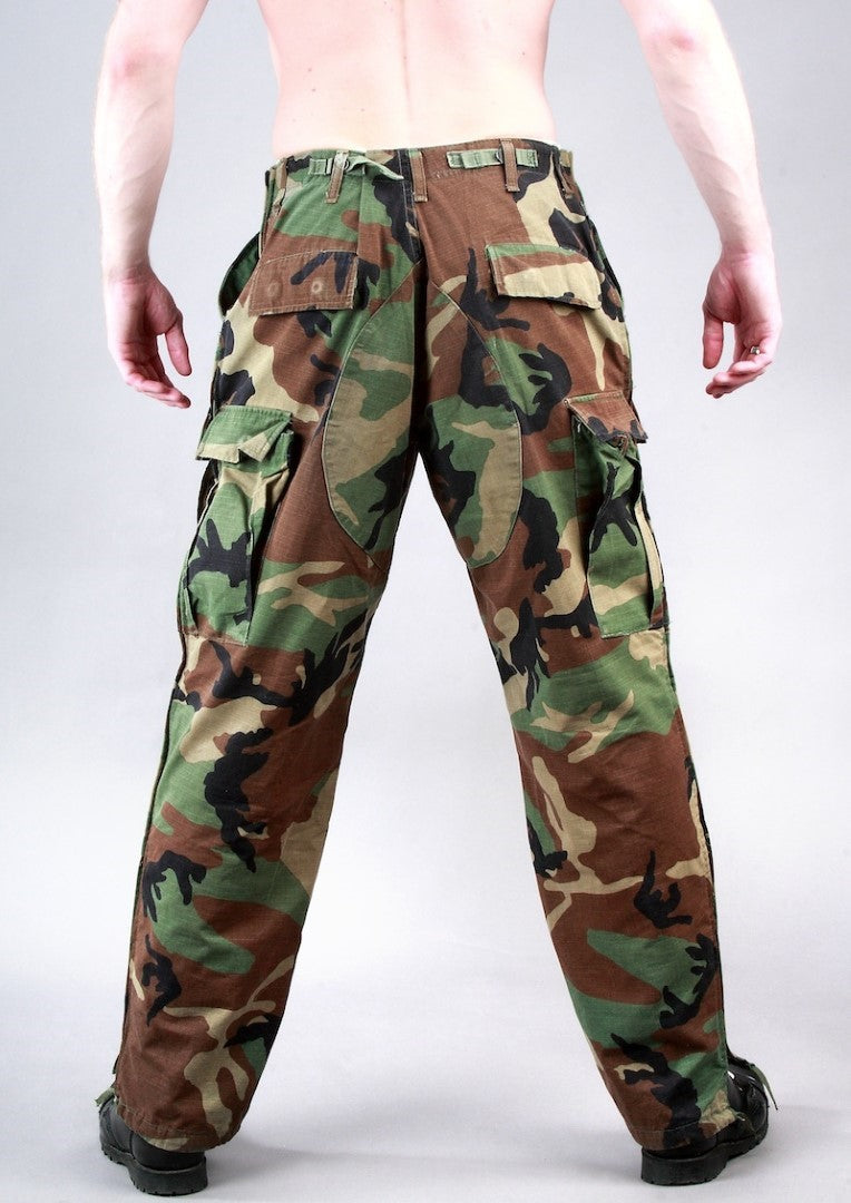 Zip-off army combats Woodland camo