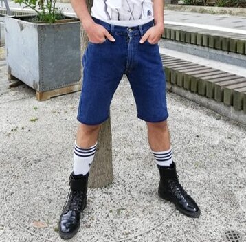 Skinny fit shorts blue Levi's
