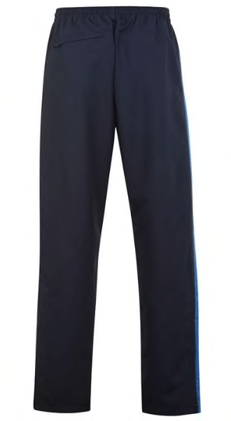 Lonsdale track suit bottoms - black with back/full zip