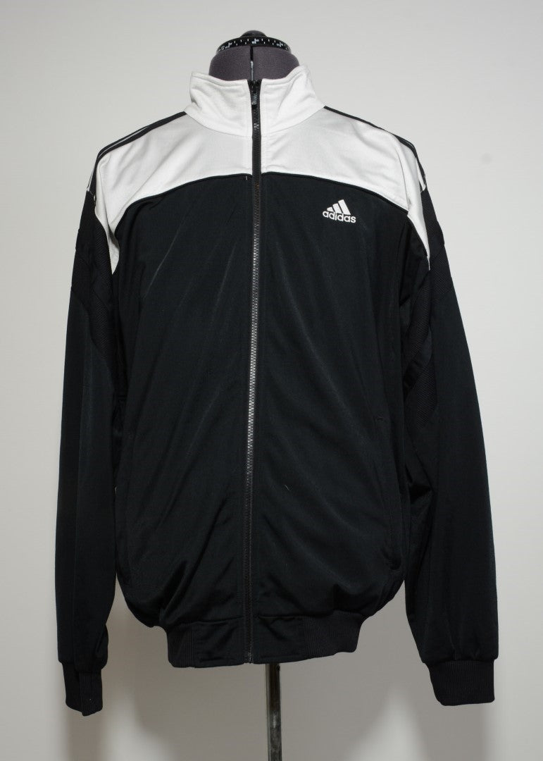 🔥 Seltenes Adidas Zip Top Schwarz Groß