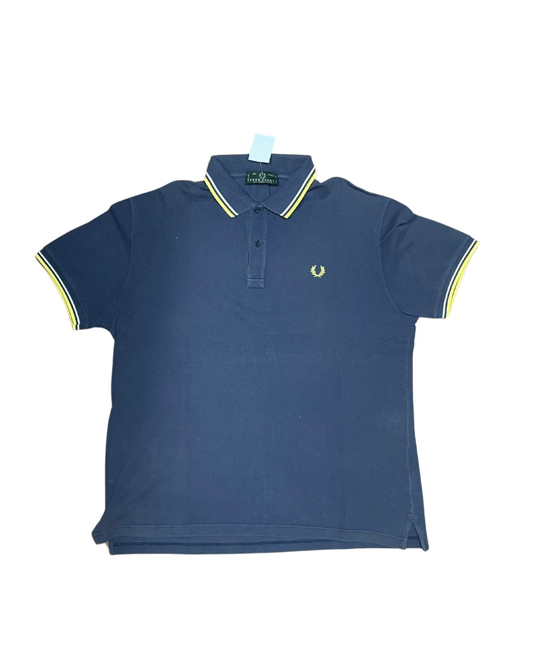🔥 FRED PERRY POLO SHIRT BLUE 46''