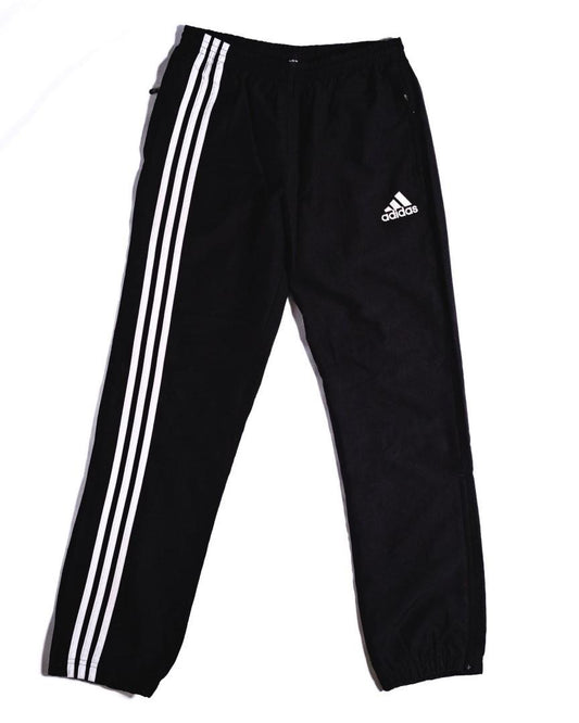 🔥 Adidas Trackies black with white stripes "Special Edition" Small/ Medium