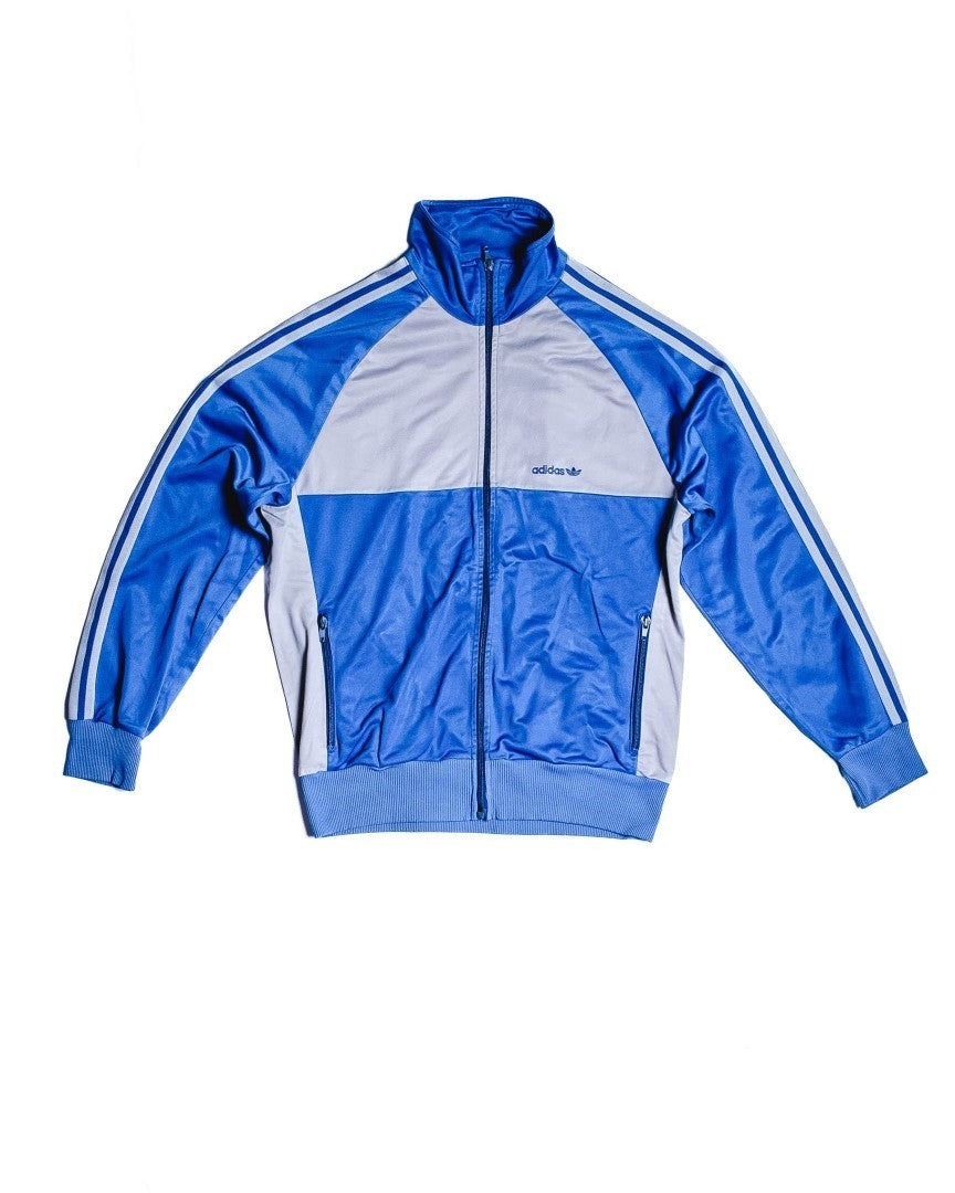 🔥 Adidas Jacket Blue & Grey Medium