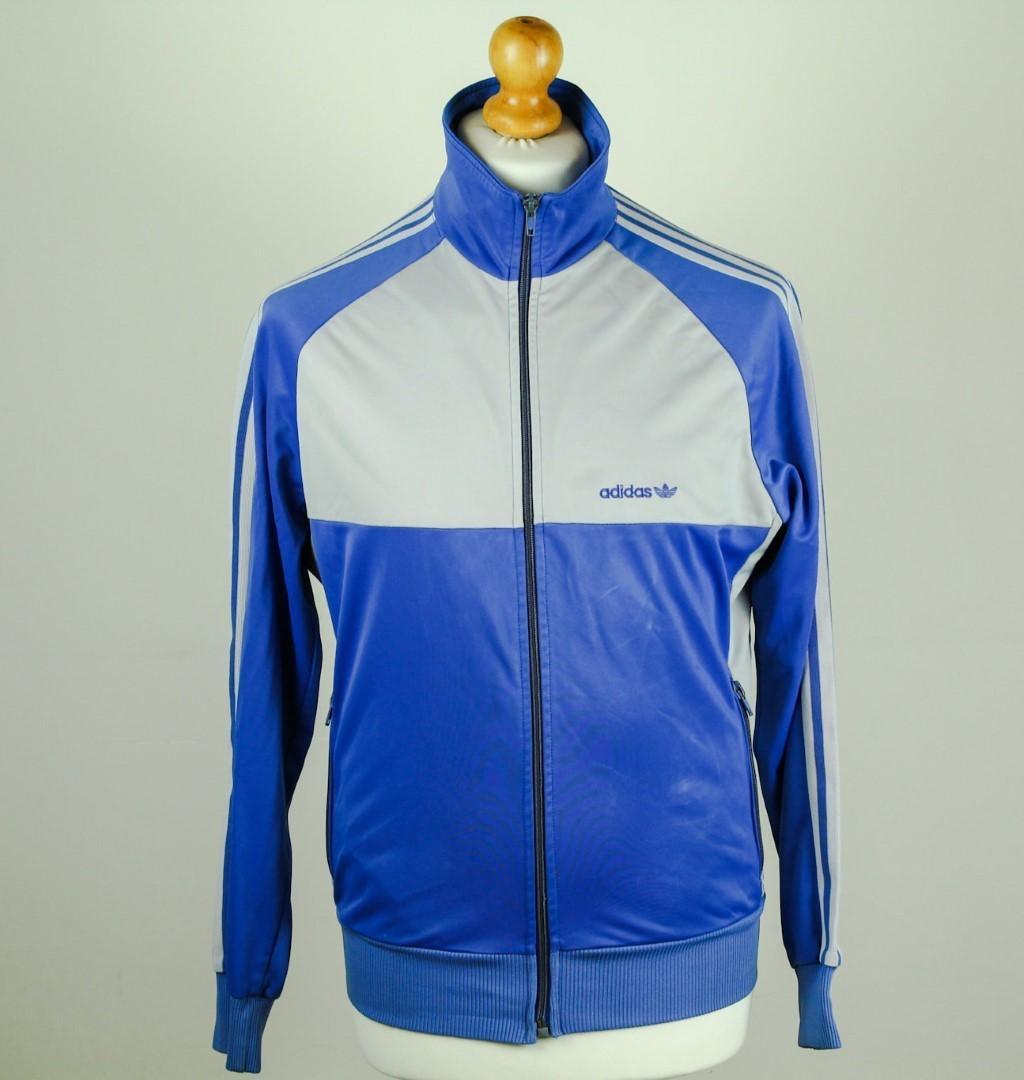 🔥 Adidas Jacket Blue & Grey Medium