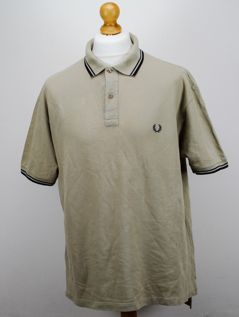 🔥 Polo Fred Perry marron clair 2XL