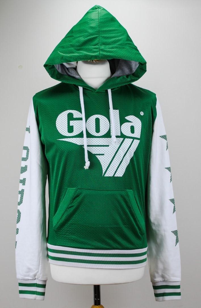 🔥 Gola Kapuzenoberteil "Shiny" grünes Mesh Medium