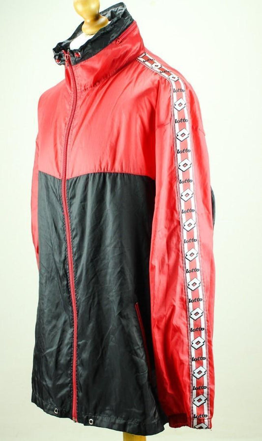 🔥 Lotto windbreaker black an red Extra Large