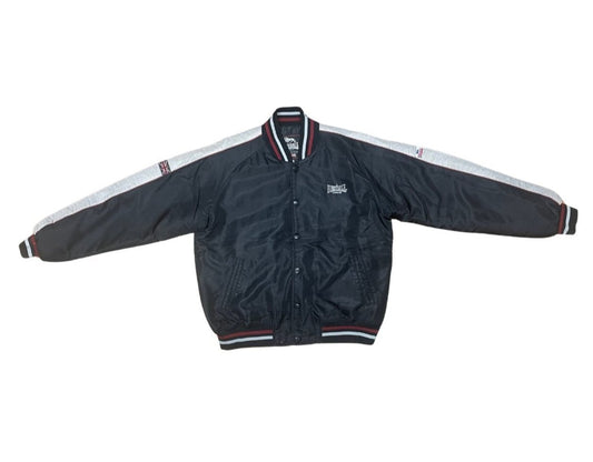 🔥 LONSDALE BOMBER JACKET BLACK - LARGE