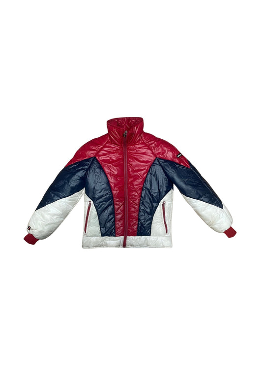 🔥 ELLESSE PADDED JACKET MEDIUM– WHITE, BLACK AND BLUE