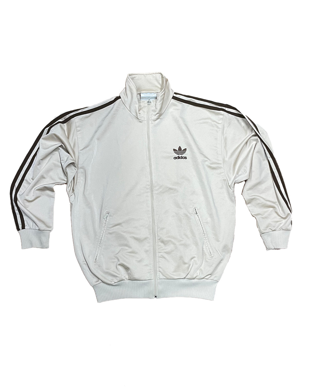 🔥 ADIDAS JACKET SMALL – CREAM