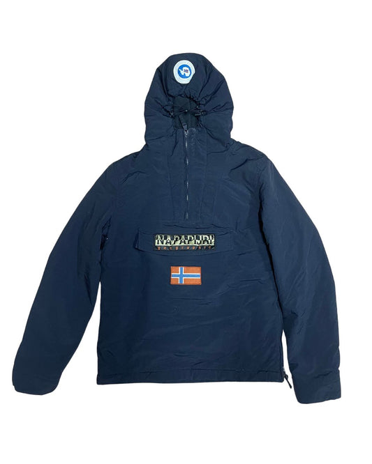 🔥 NAPAPIJRI Pullover Jacket Blue - Small