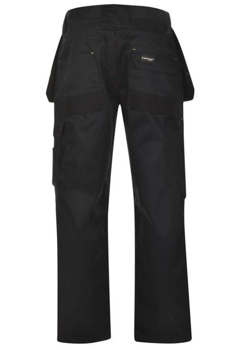 Dunlop On Site Trousers with back and full zip - black -