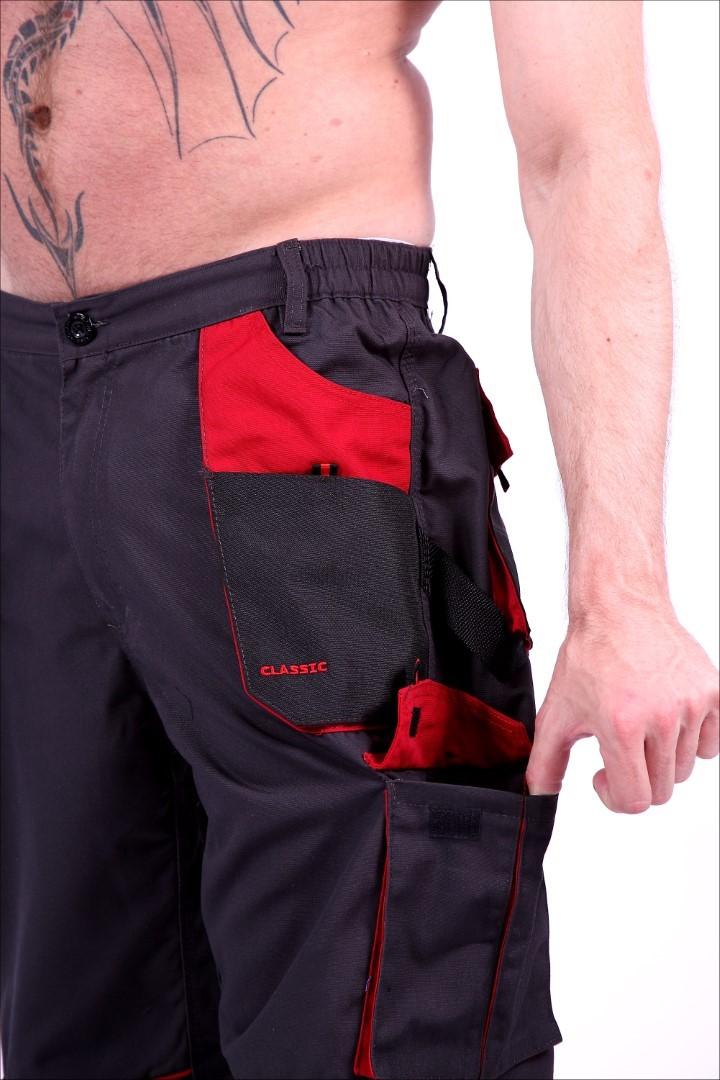 Work trousers with back and full zip