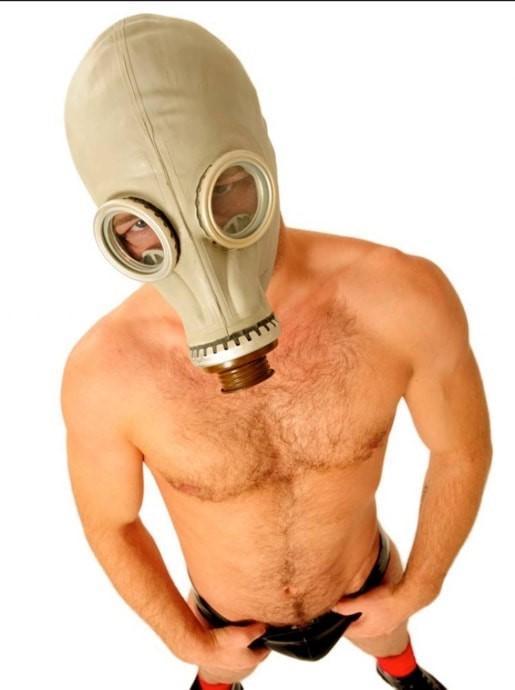 Original Russian gas mask with optional filter and bag