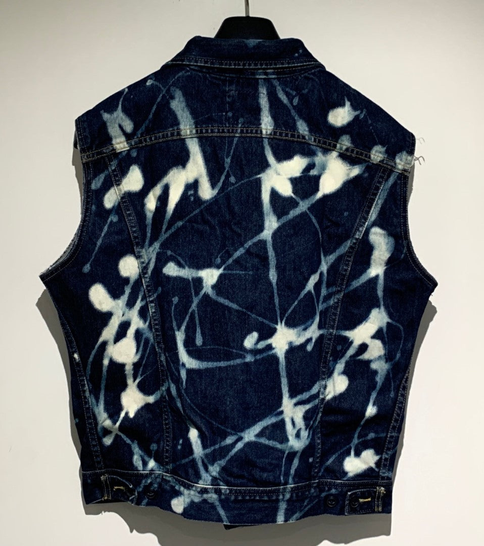 Weste aus gebleichtem Denim - Lee