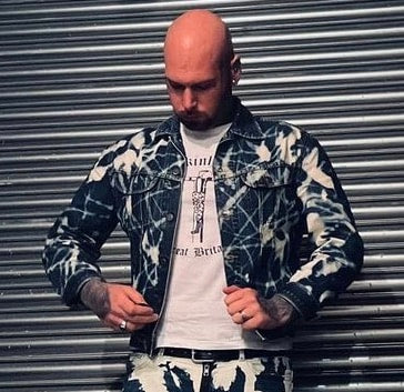 Gebleichte Jeansjacke - Lee