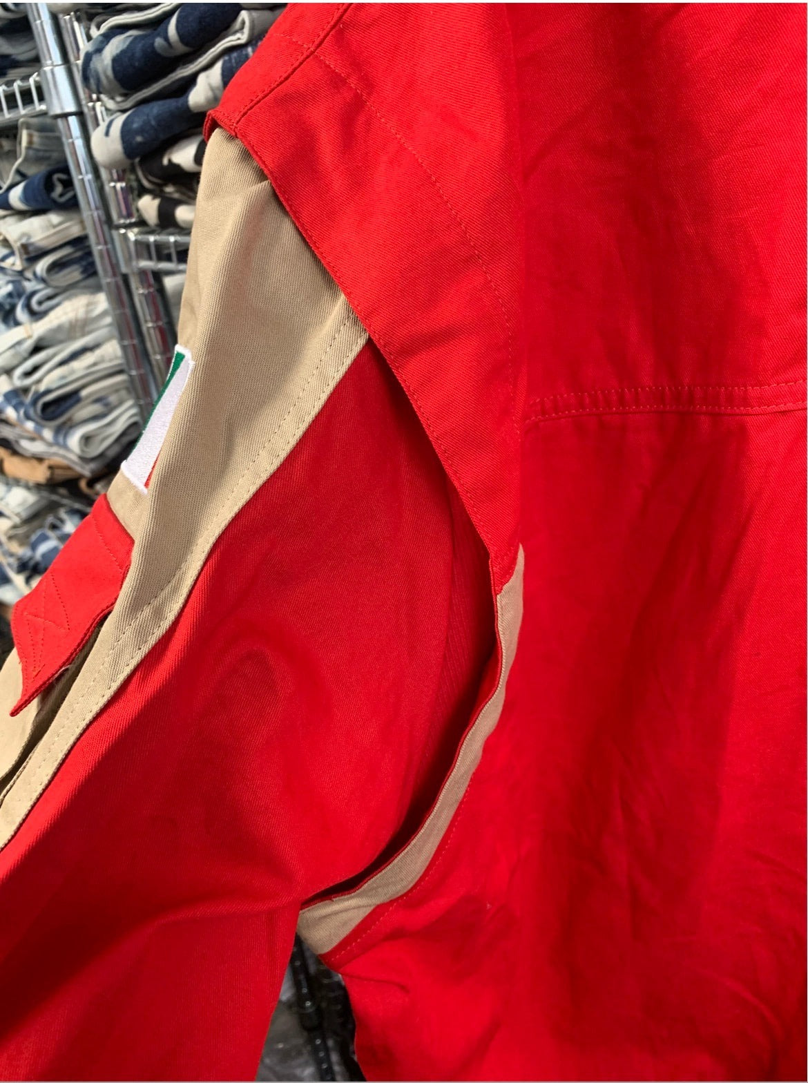 🔥 "Ferrari-Shell" racing jacket red XXXL