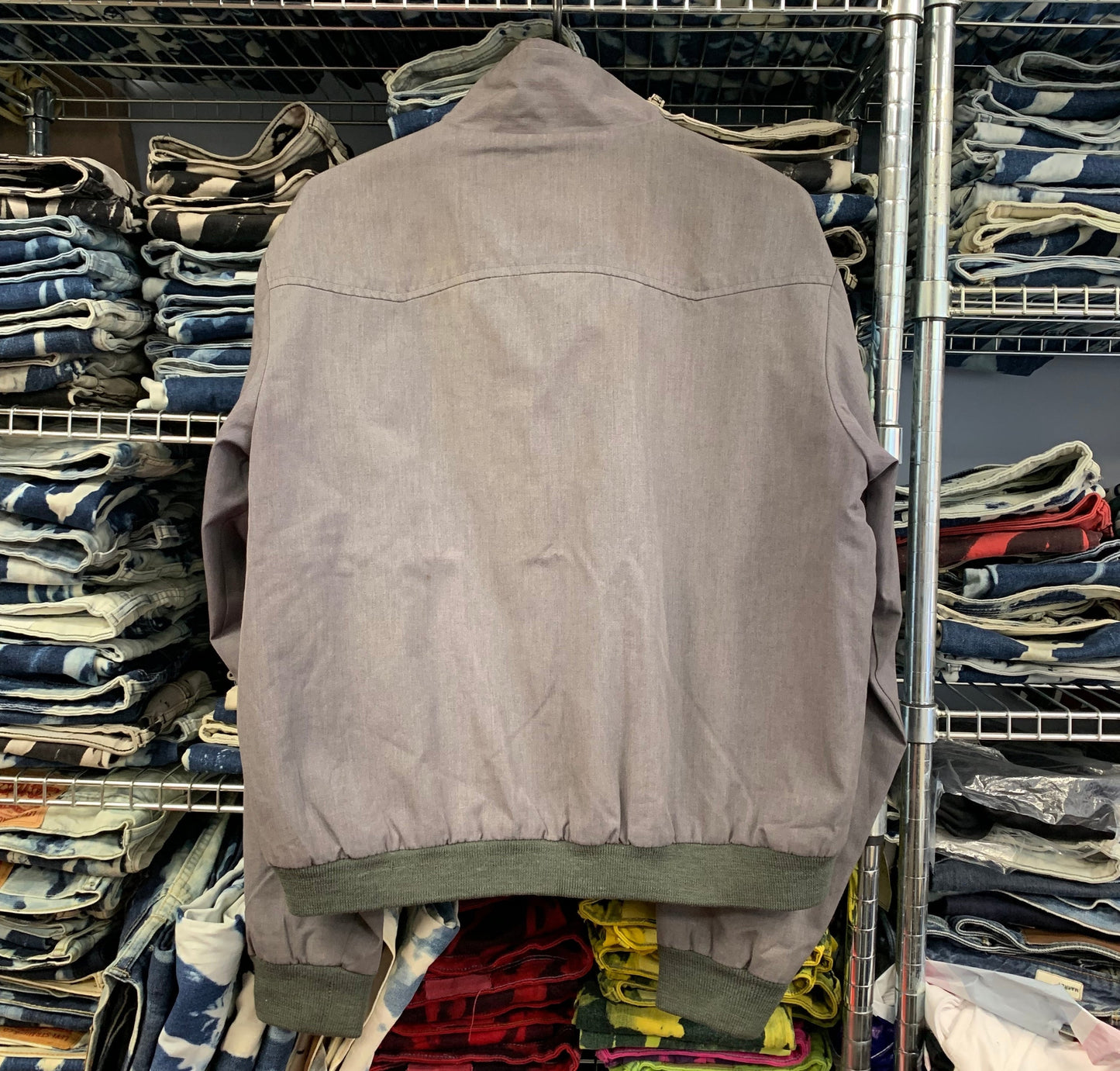 🔥 Veste Lonsdale Harrington gris foncé Large