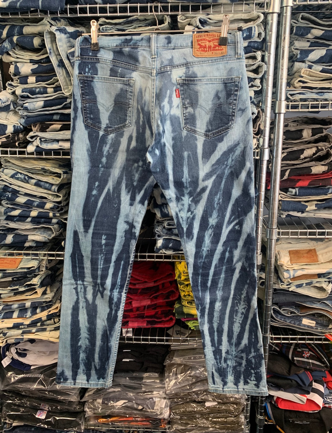 Blue Bleachers 30" waist Levi's 511