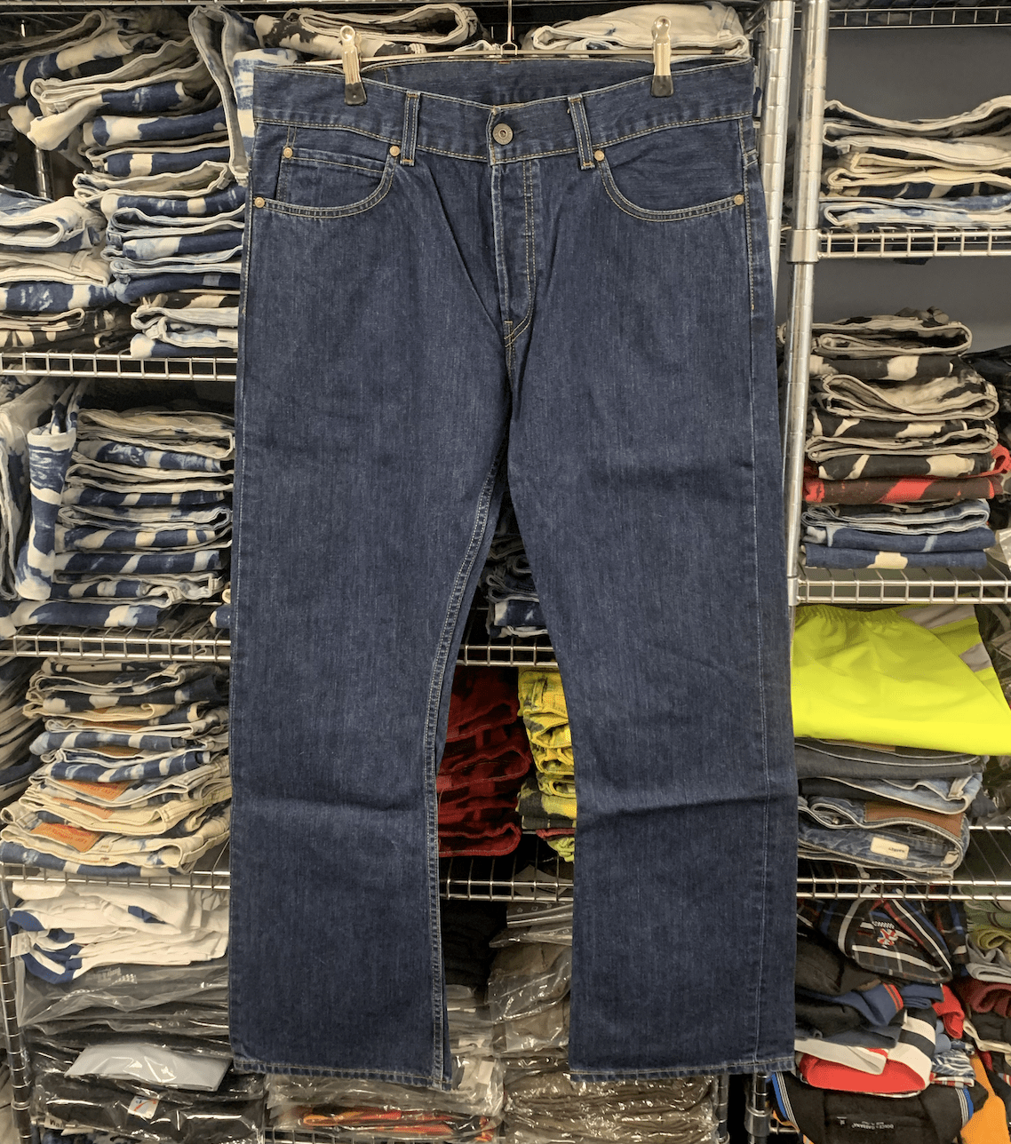 Levi's 512 – Bootcut-Jeans in Blau, 36 Zoll Bundweite