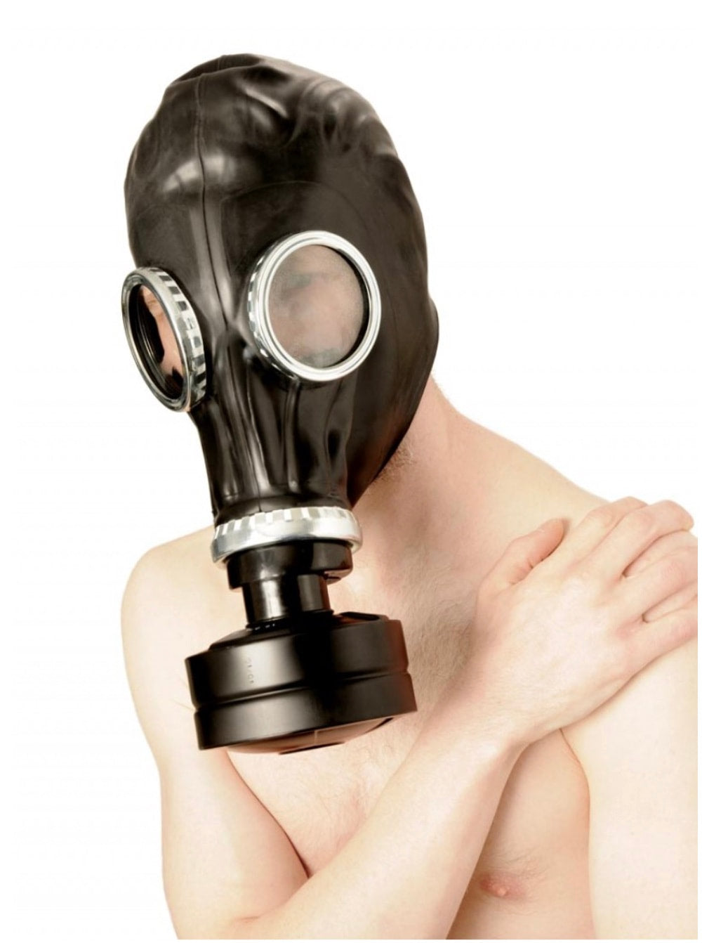 Ensemble masque à gaz russe noir GP5