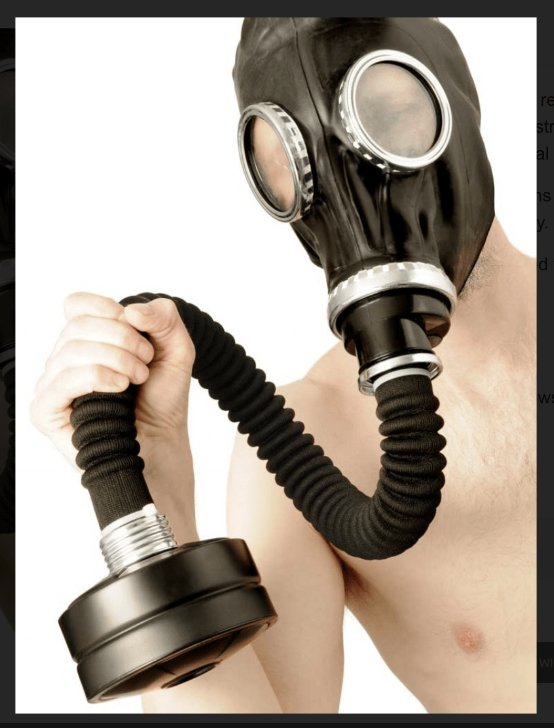 Ensemble masque à gaz russe noir GP5