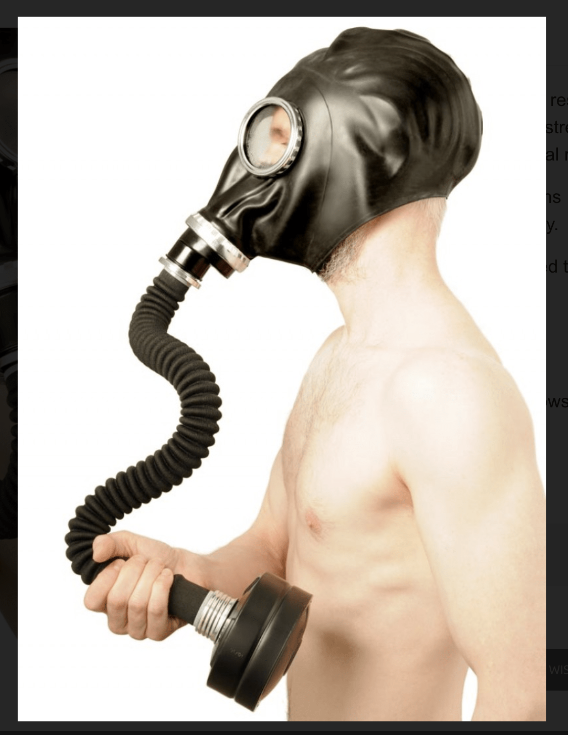 Ensemble masque à gaz russe noir GP5