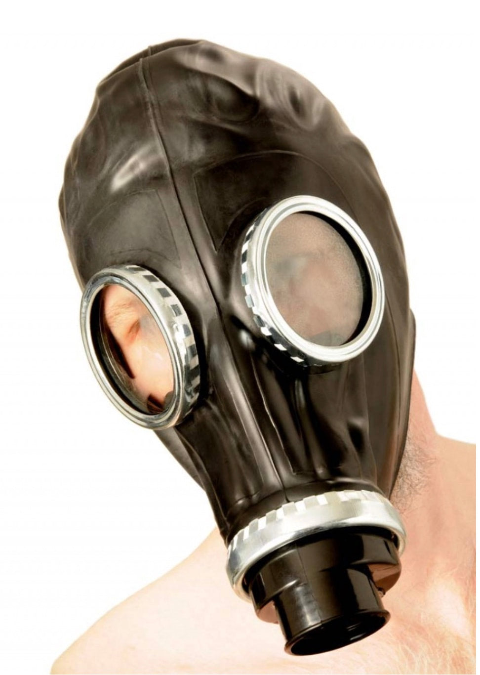 Ensemble masque à gaz russe noir GP5