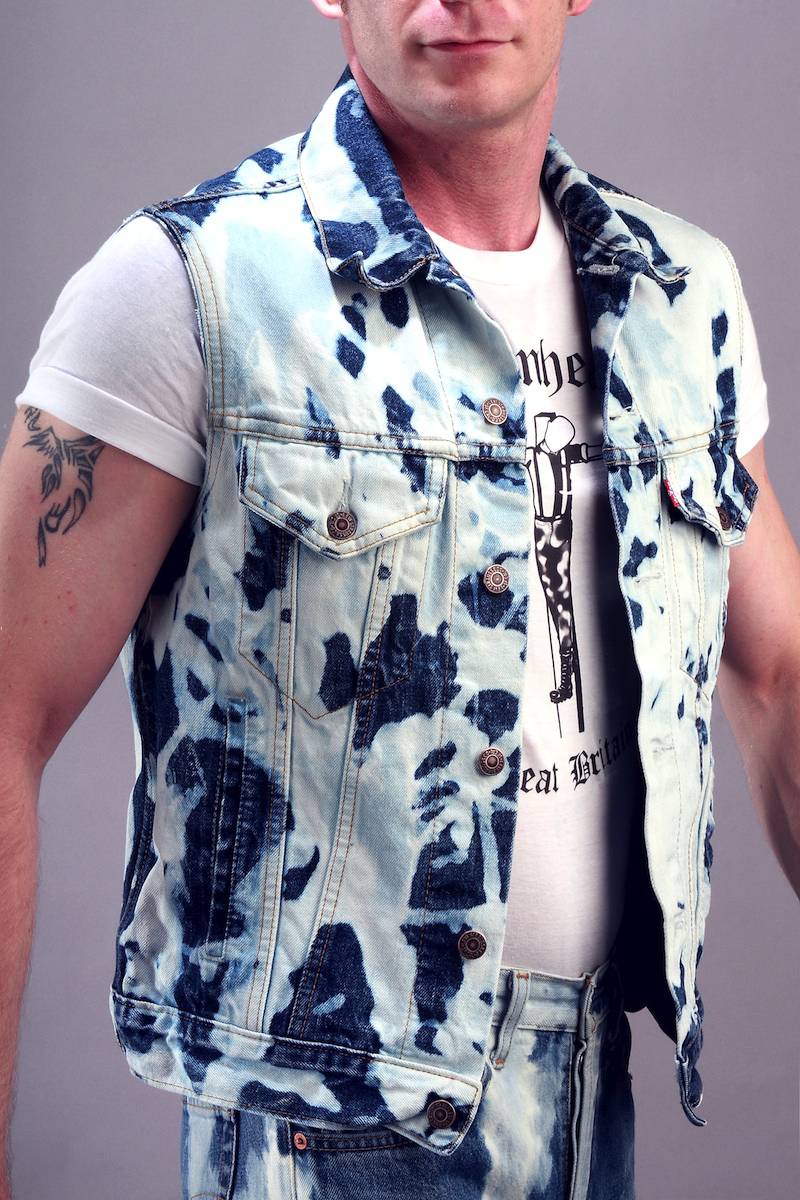 Weste aus gebleichtem Denim – Levi's