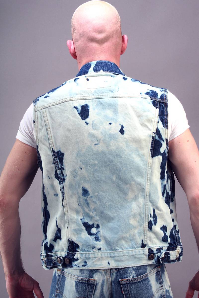 Weste aus gebleichtem Denim – Levi's