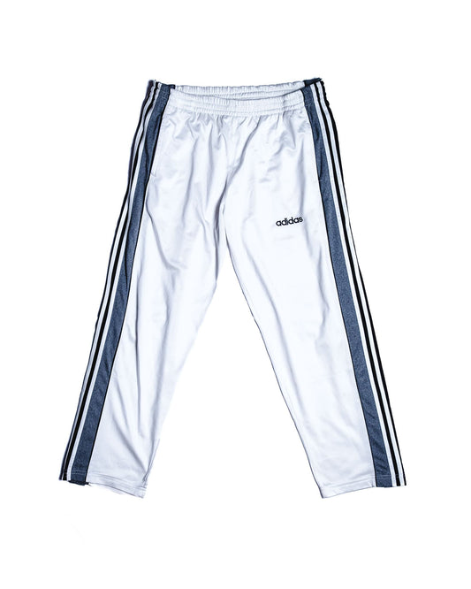 🔥 Adidas Trackies shiny white Large