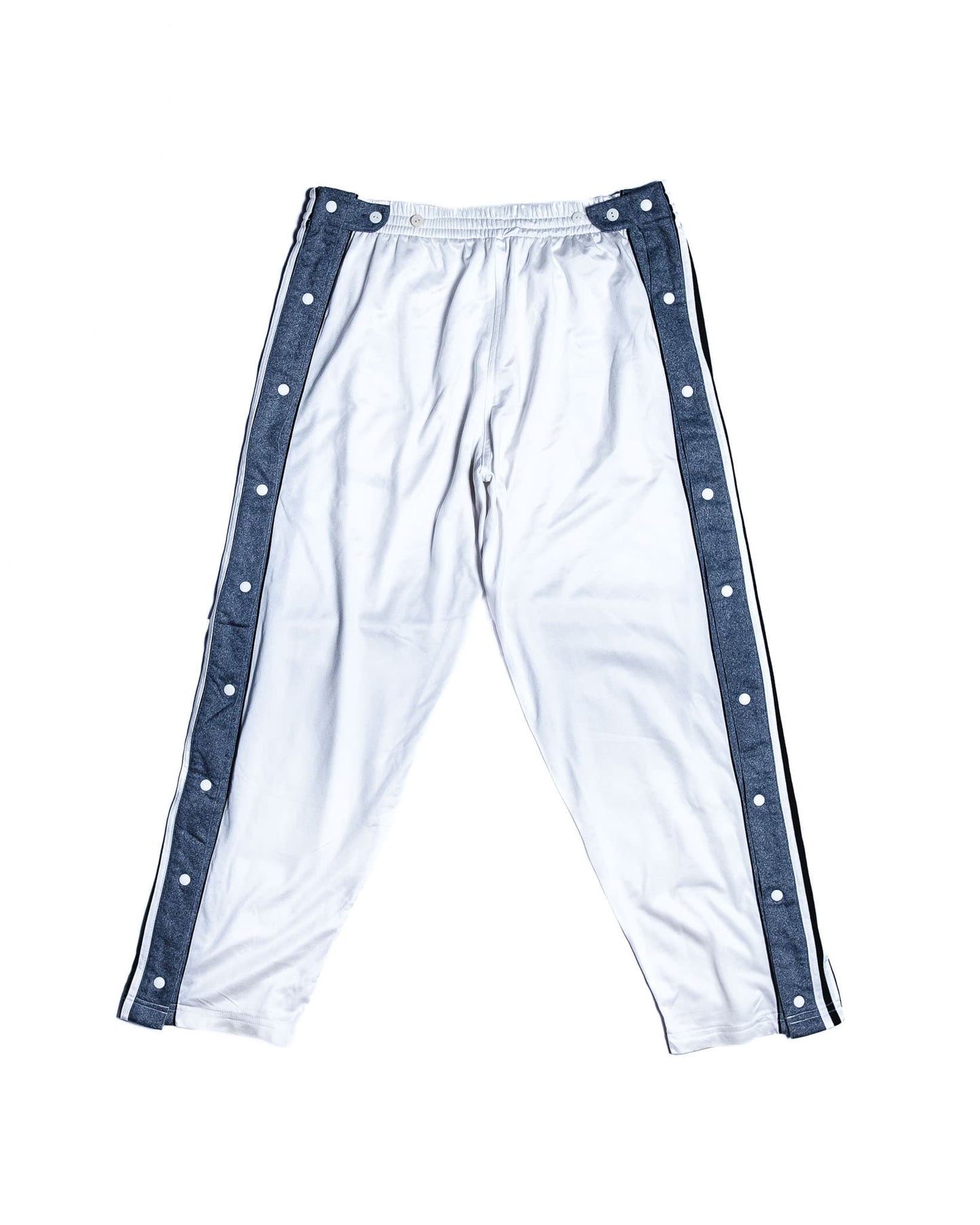 🔥 Adidas Trackies shiny white Large